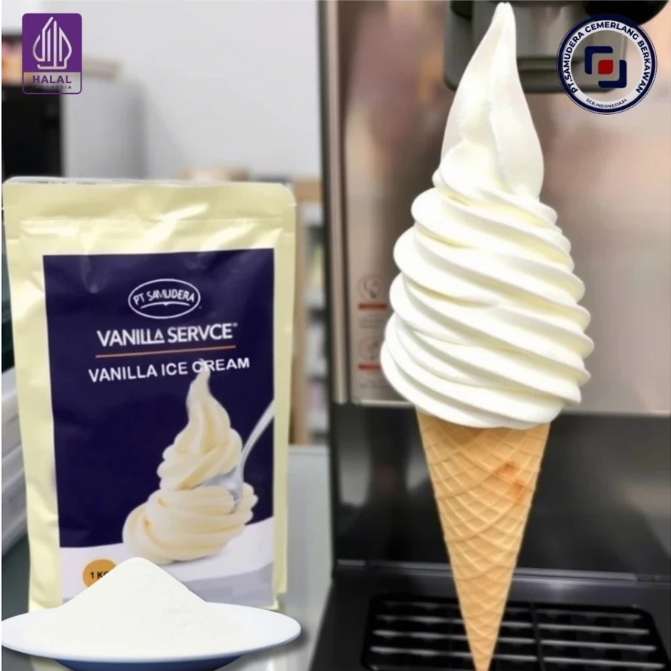 

SOFT ICE CREAM POWDER (NDC) SWEET VANILLA PREMIUM KEMASAN 24KG ( 1 Carton )