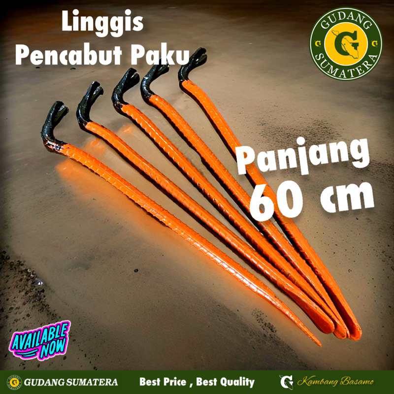 Linggis Pencabut Paku / Linggis Besi Panjang Besar 60 CM