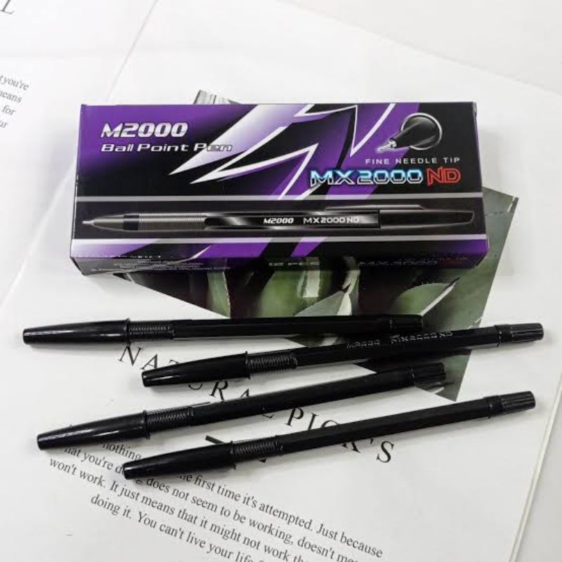 

Pulpen MX2000ND Tinta Hitam Bolpoin Pen Pulpen Balpoint - 1 PCS