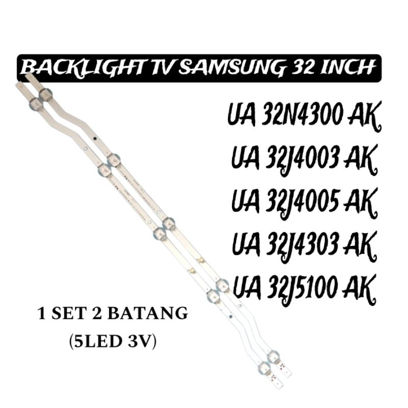 BACKLIGHT TV SAMSUNG 32 INCH UA 32N4300 AK
