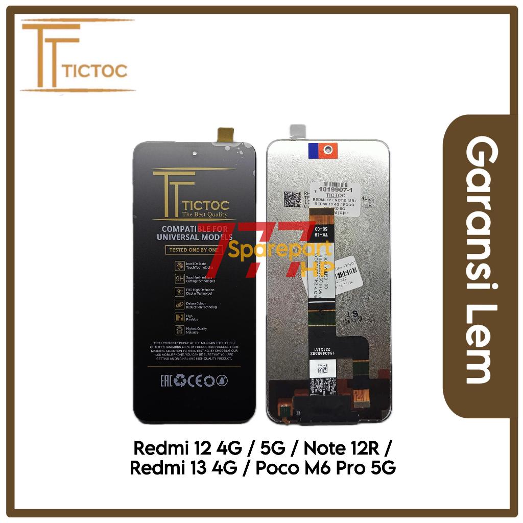 LCD Touchscreen Fullset Redmi 12 4G 5G / 13 4G / Note 12R / Poco M6 Pro 5G / 23053RN02A / 23053RN02Y