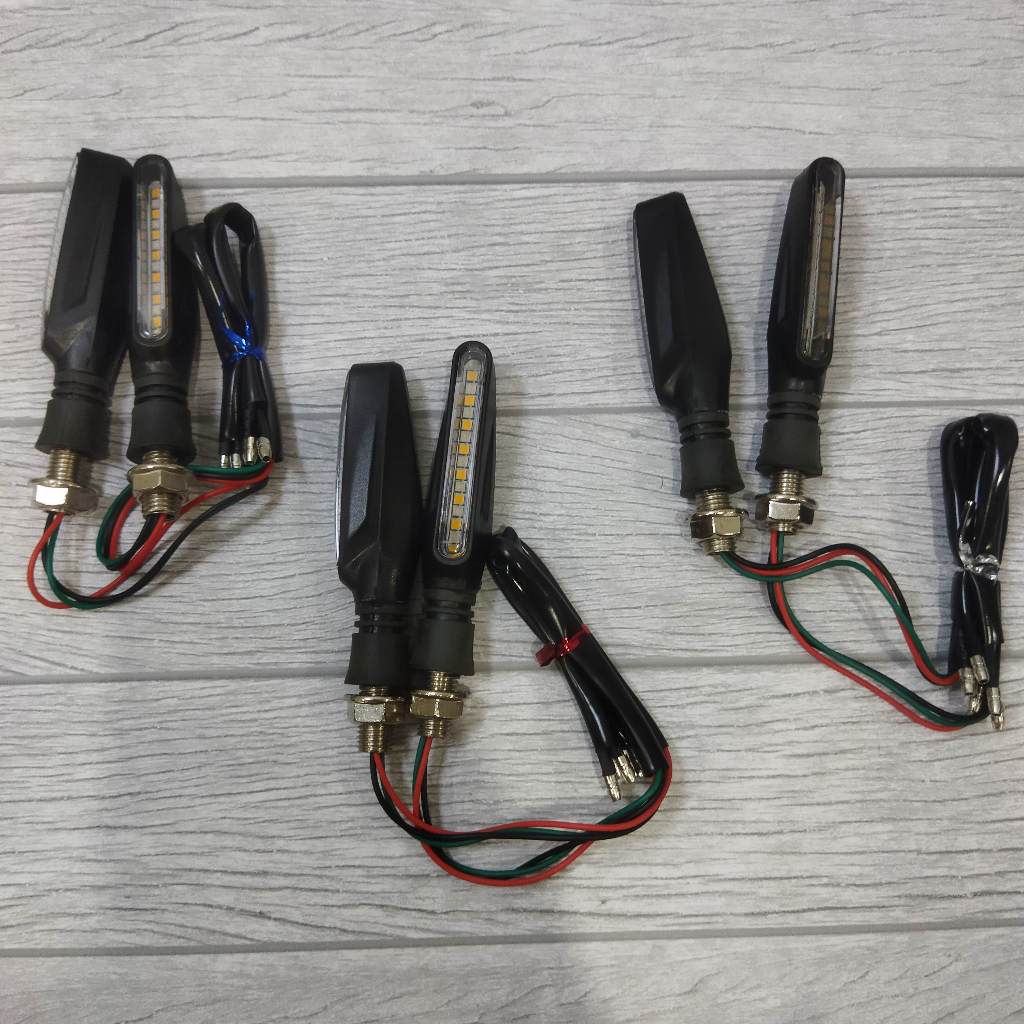 Lampu Sein LED Running Alis Kiri Kanan X-Case Universal Lampu Sen Waterproof LED Running Model Alis 