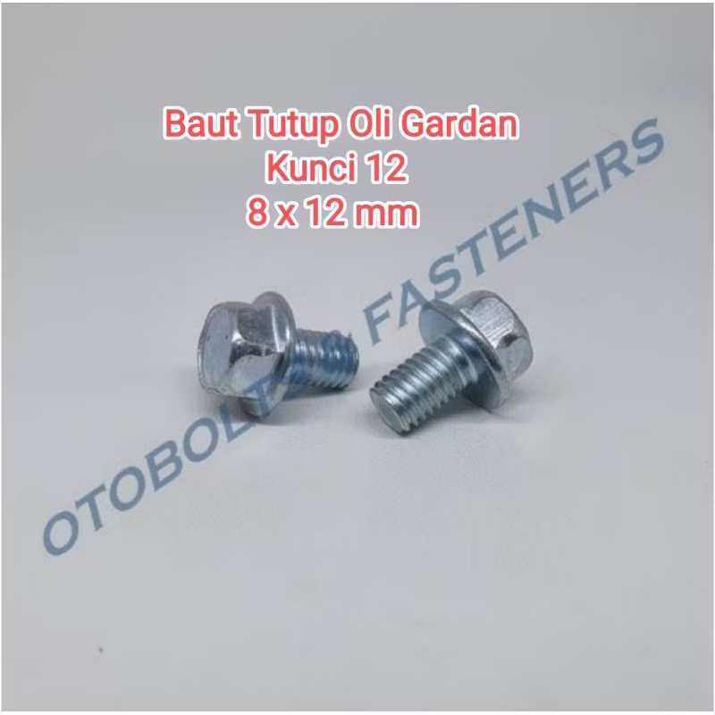 Baut Tutup Oli Gardan Honda Beat Vario Scoopy Genio Spacy PCX Kunci 12 M8x12 Baut Oli Gardan Baut Ga