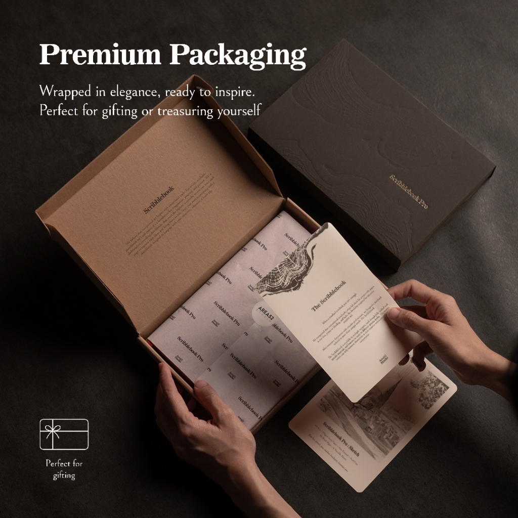 

H7Y Scribblebook Pro DOTTED - Journal Kulit Sintetis Premium