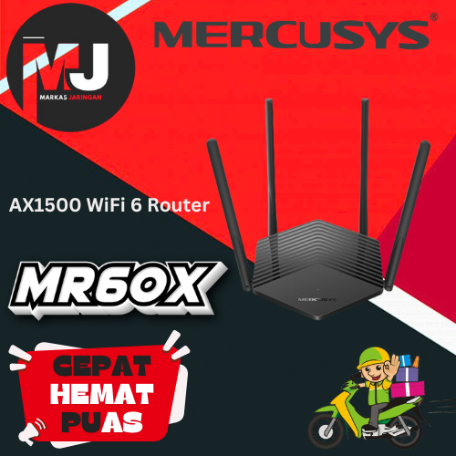 Mercusys MR60X AX1500 Dual-Band Wi-Fi 6 Router Smart Connect tp-link