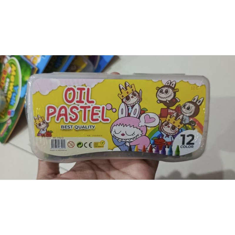 

Crayon Oil Pastel 12 Warna - Crayon Warna anak