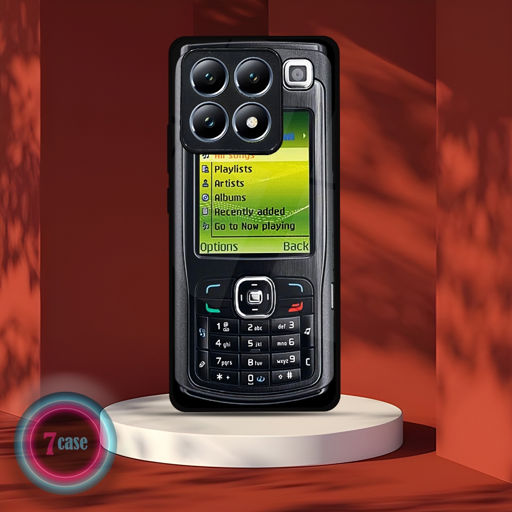 (RN01) Case Kilau Xiaomi 14T I Casing Hp Xiaomi | Pelindung Smartphone Motif NOKIA JADUL