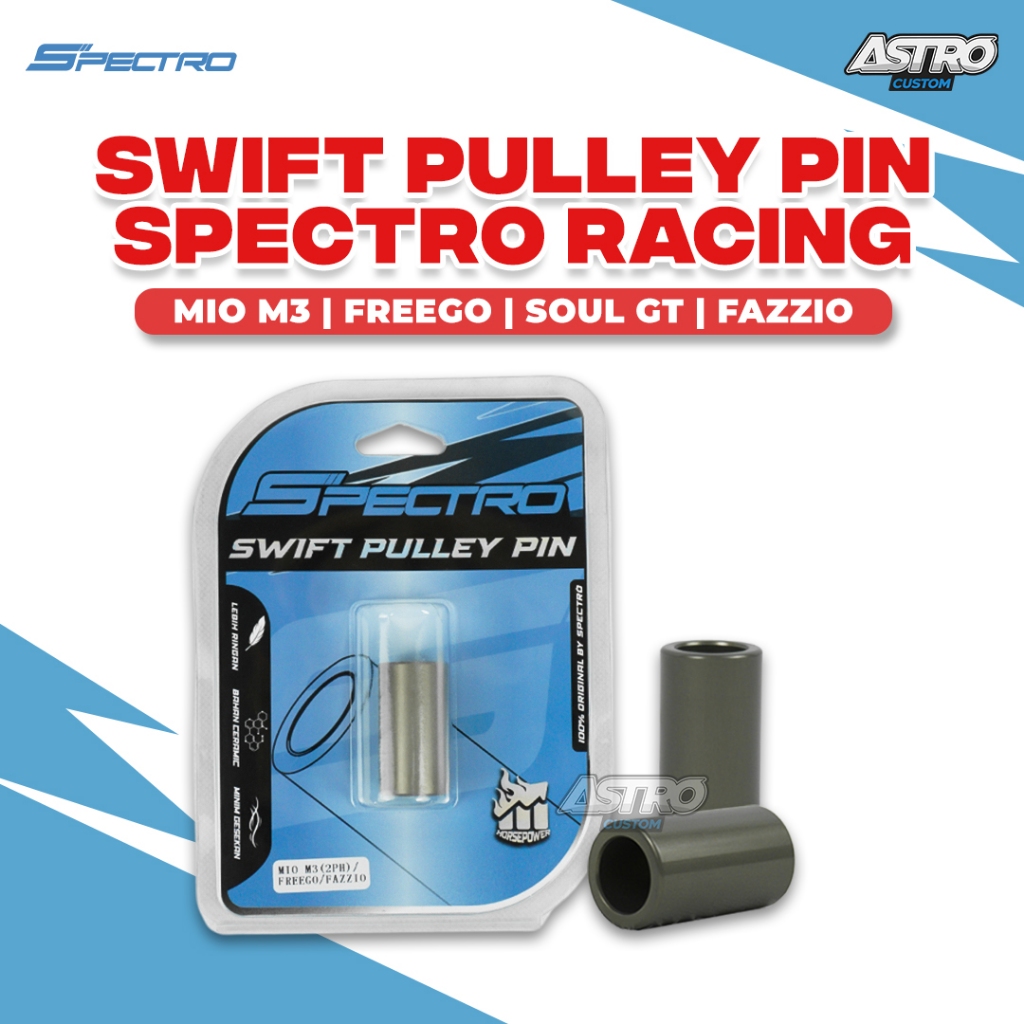 Pulley Pin Swift Mio M3 X-Ride Fino Soul Gt 125 Freego Filano Bosh Rumah Roler Bushing SpectroRacing