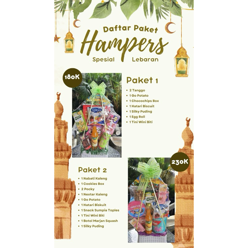 

Parcel Lebaran Bisa Request Harga & Isi