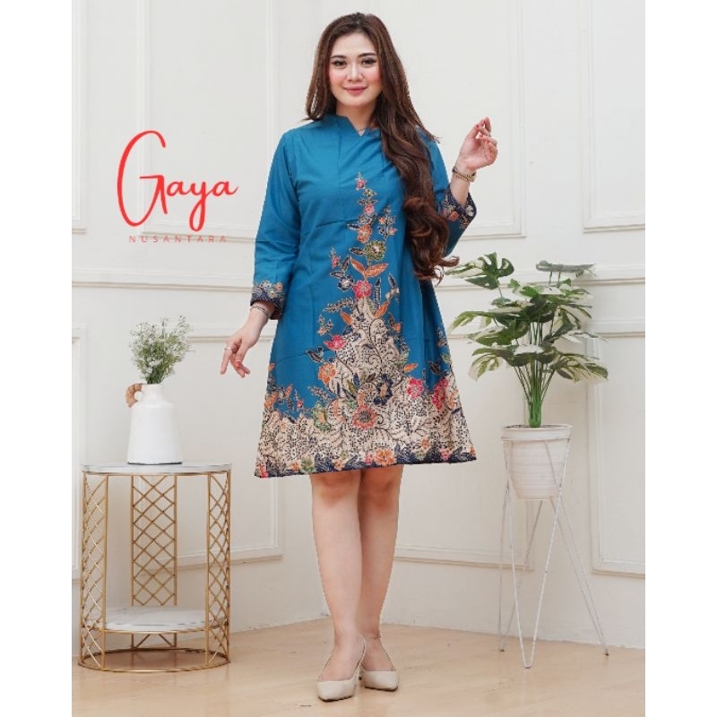 Tunik anjani - tunik batik lapis furing - tunik batik premium - tunik batik cantik