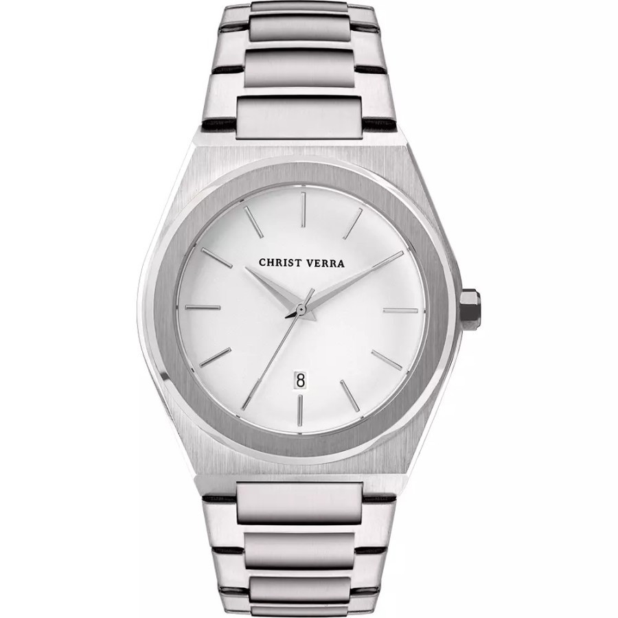 CV 10985G-11 WHT-Jam Tangan Pria Analog Original-Garansi Resmi