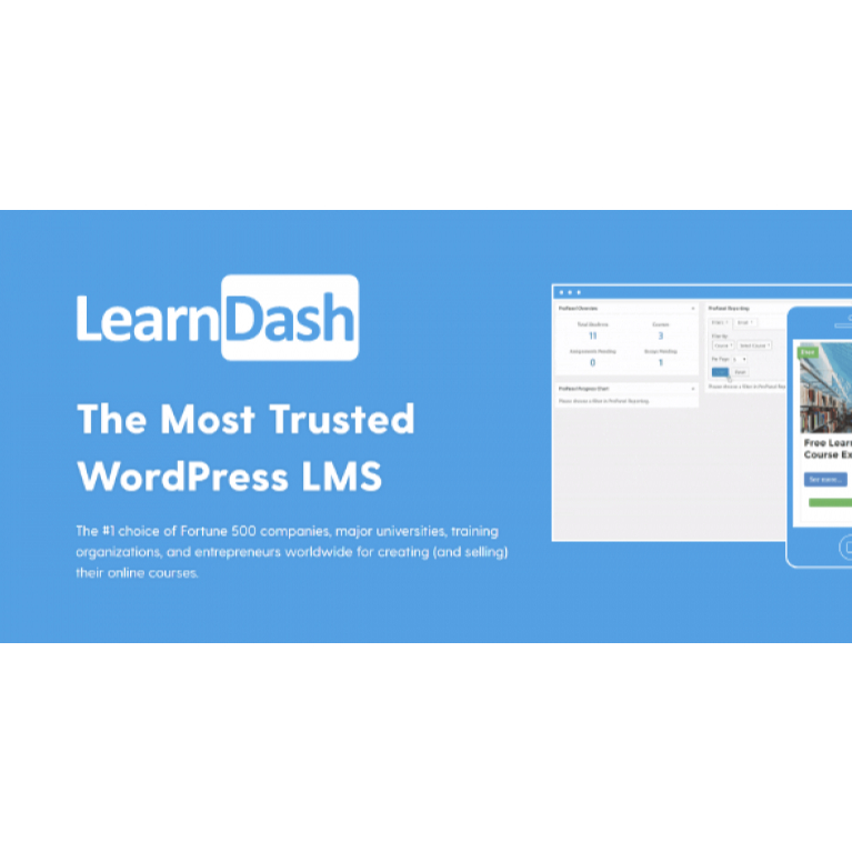 LearnDash LMS + Addons – The Most Trusted WordPress LMS | Plugin Wordpress | Bonus 1 Plugin | Unlimi