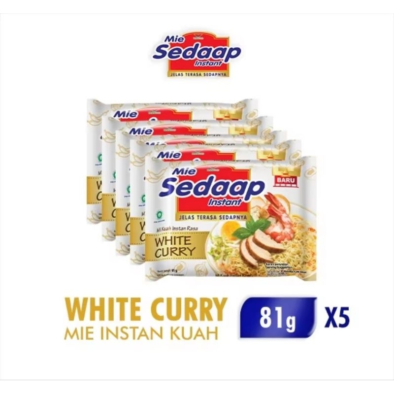 

Sedaap Mi Instan White Curry 81g 5 Pcs