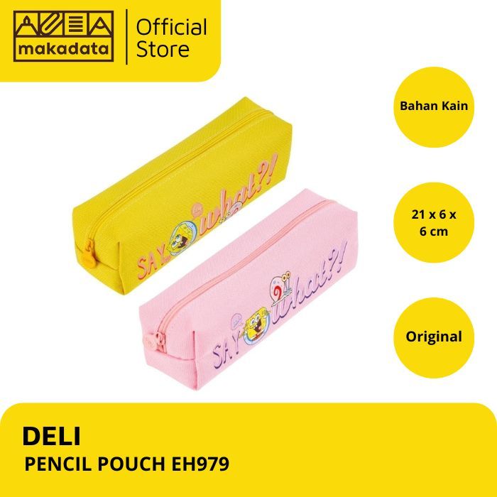 

DELI PENSIL CASE / TEMPAT PENSIL / PENCIL POUCH EH979 (1 PCS)