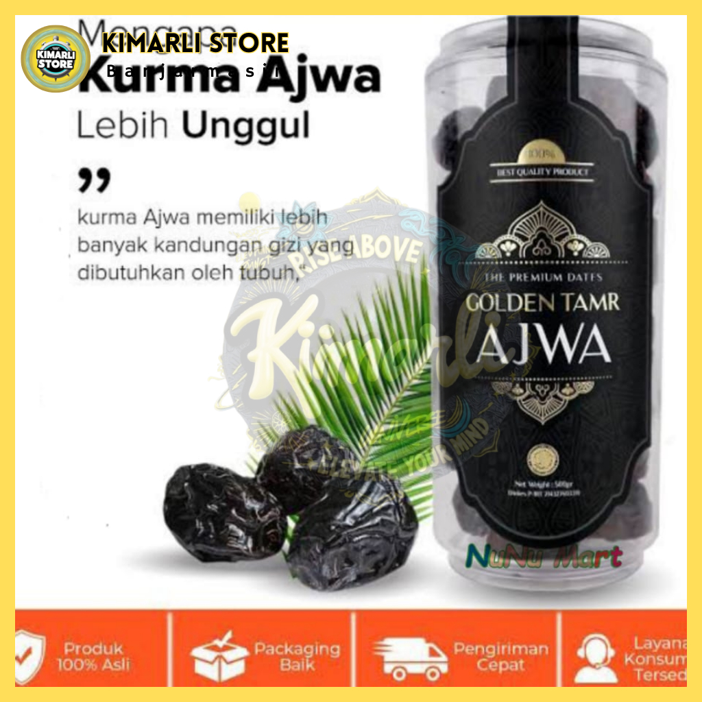 

DATES01 >> Kurma Ajwa Golden TAMR 500gr By. Kimarli