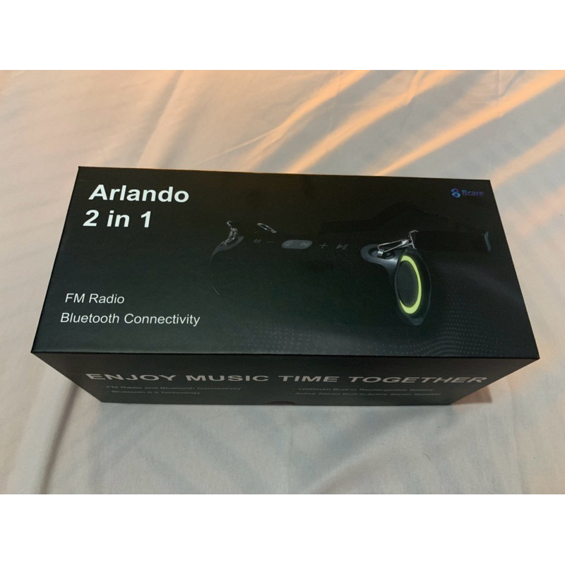 B Arlando 2in1 Bluetooth Speaker Radio