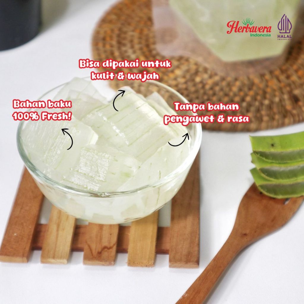 

Lidah Buaya / Aloe Vera Kupas 500 gram
