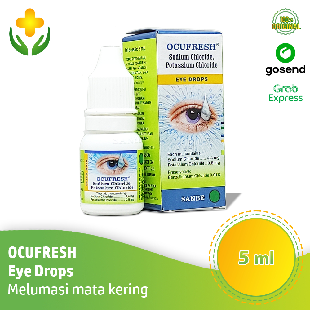 Ocufresh Eye Drops 5 ml Obat Tetes Mata Kering Ocufresh Tetes Mata