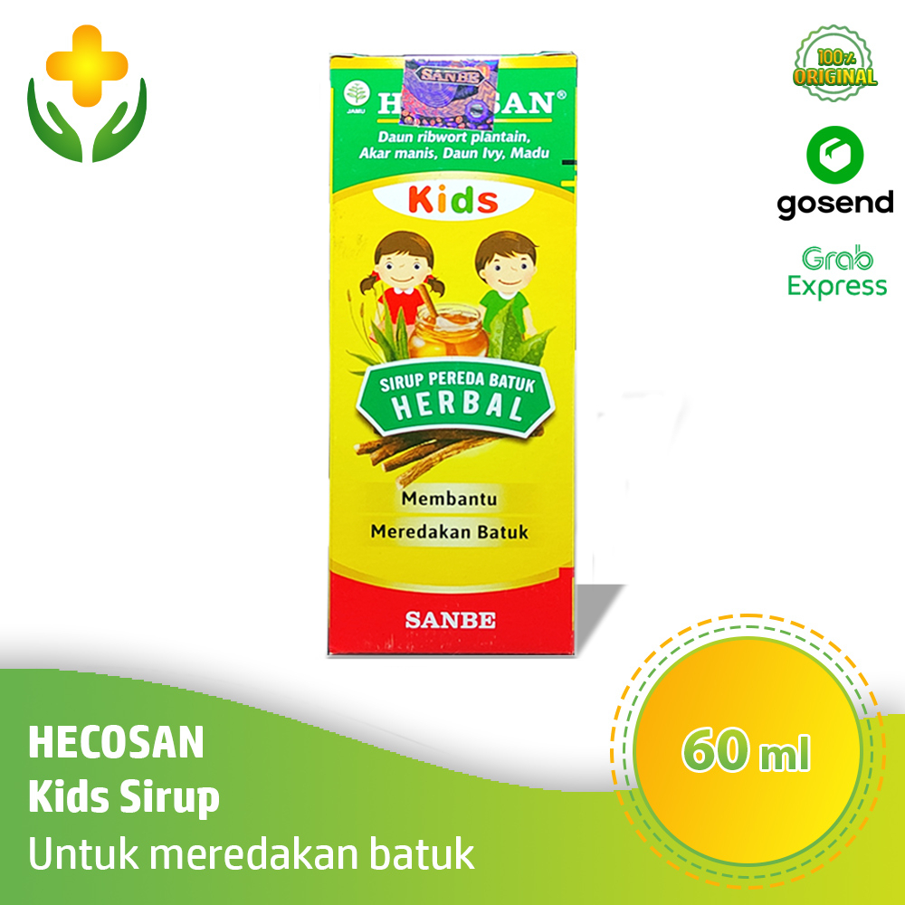 Hecosan Kids Herbal Sirup 60 ml Obat Batuk Herbal Anak