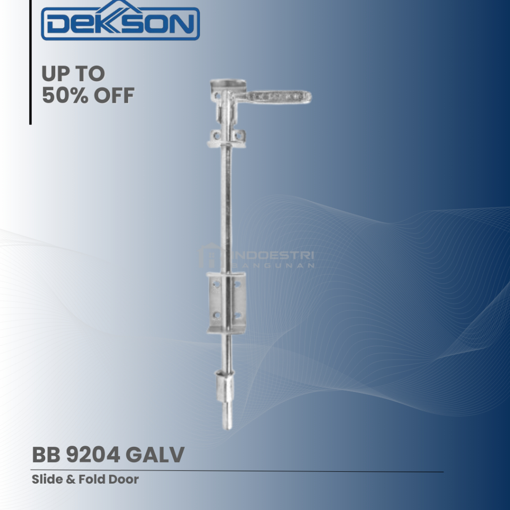 Grendel Bawah Biasa Garasi Dekkson BB 9204 GALV (Pintu Garasi)