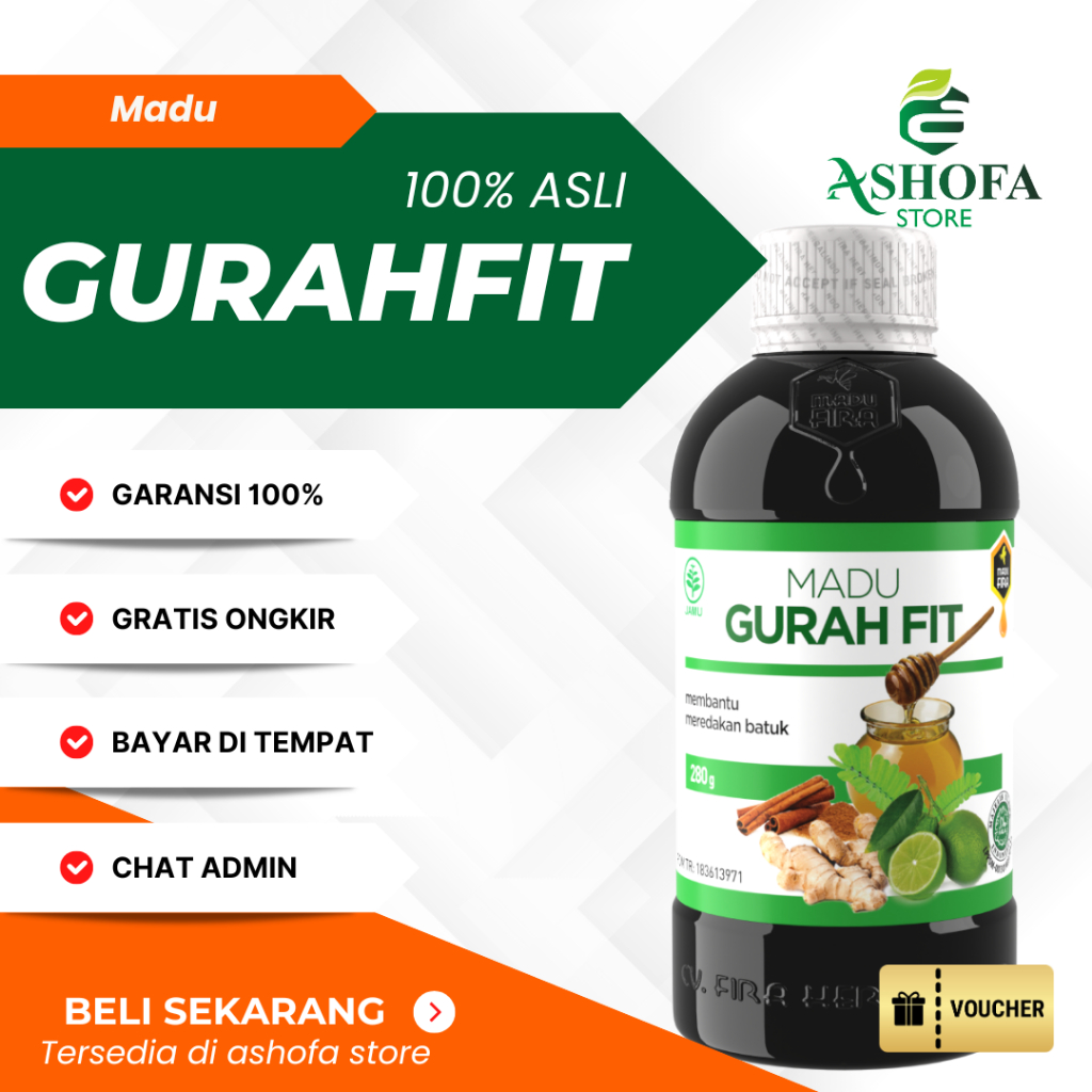 

Gurahfit 280gram - Membantu Meredakan Batuk 1 Botol Original