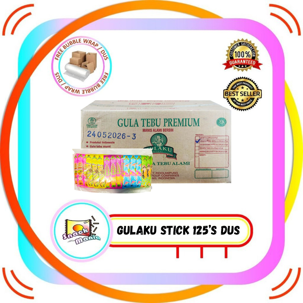 

GULAKU White Sugar Stick | Gula Putih Stik 125 sachet