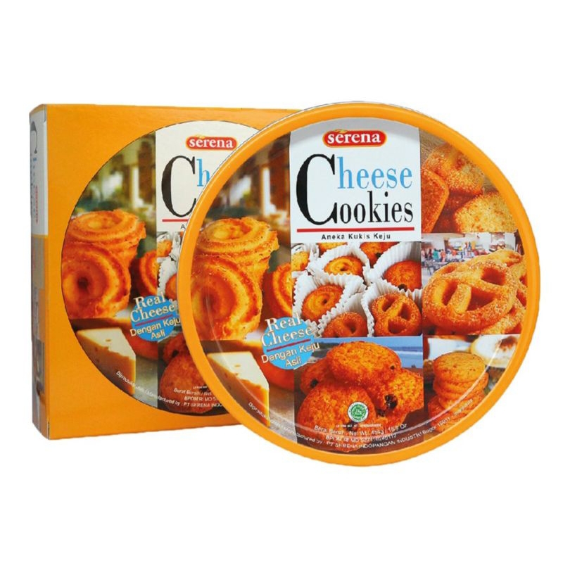 

SERENA Cheese Cookies Kukis Keju Kaleng 454 gram