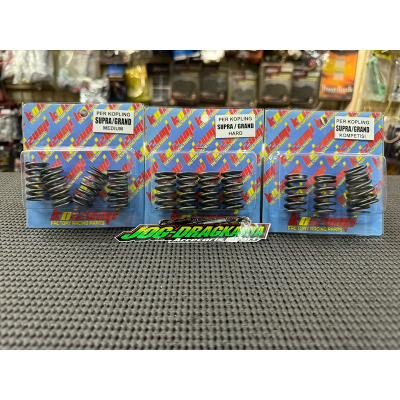 PER PIR KOPLING KOIZUMI SUPRA C100 ASTREA GRAND PRIMA WIN SUPRA FIT X REVO 100 MEDIUM HARD KOMPTISI 