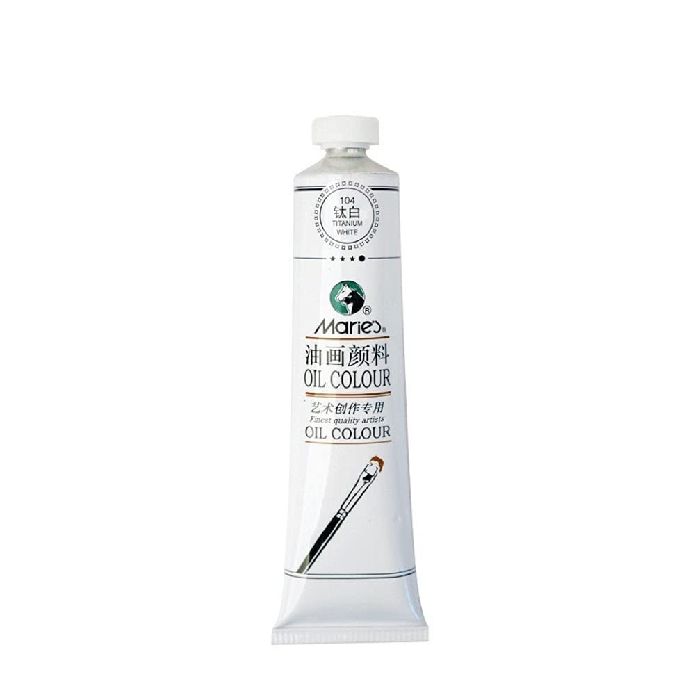 

MARIES OIL COLOUR / CAT MINYAK O-1050B 50ML 104 TITANIUM WHITE