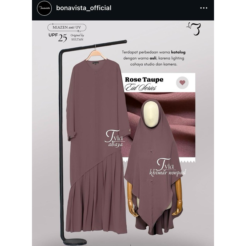 Preloved Bonavista Tyia SM Rose Taupe Eid Series