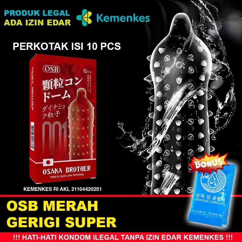 Dotted Condom Tebal Premium Bergerigi Bisa Cod - Kondom