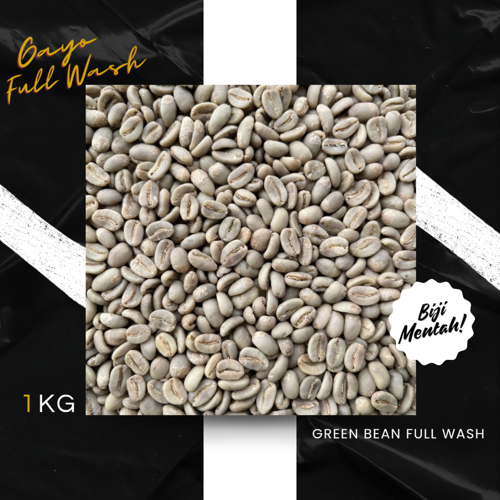

KUNTHARA Green Bean Arabika Gayo Full Wash 1Kg (Biji Mentah)