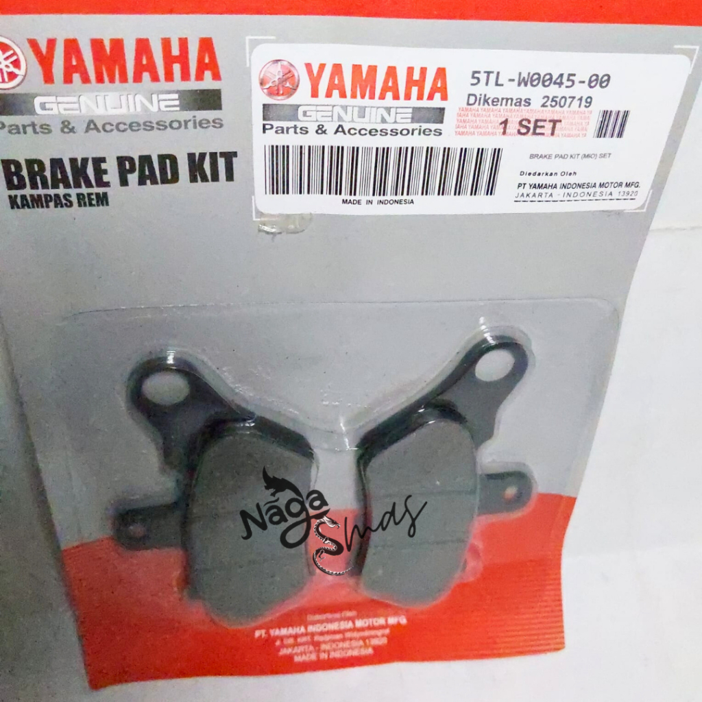 5TL Kampas Rem Depan Dispad Yamaha Mio Sporty Mio Lama Dispad Kampas rem depan Mio Lama Mio Sporty