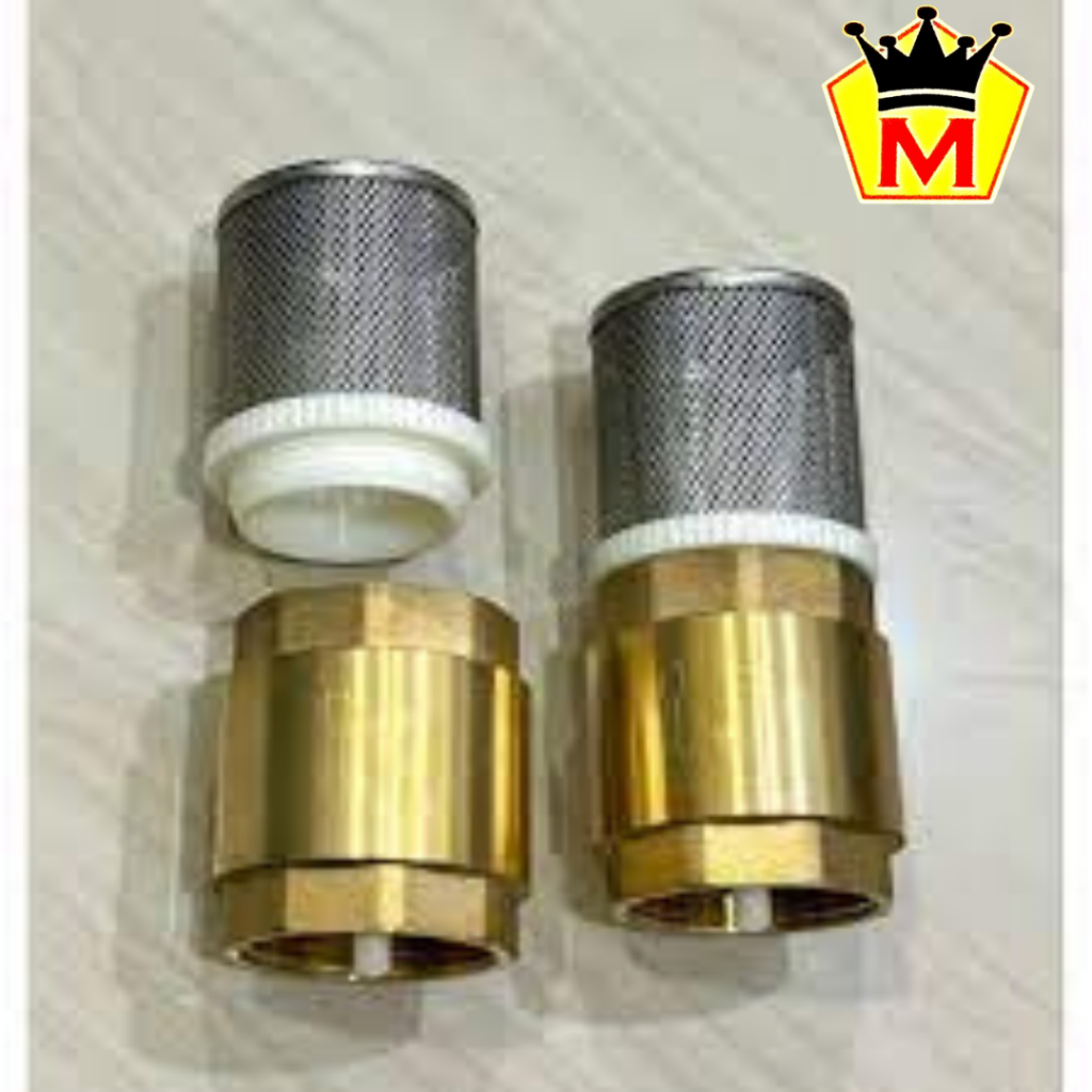 [1 PCS] Foot Klep / Tusen Klep / Saringan Pompa Air / Sanyo Kuningan