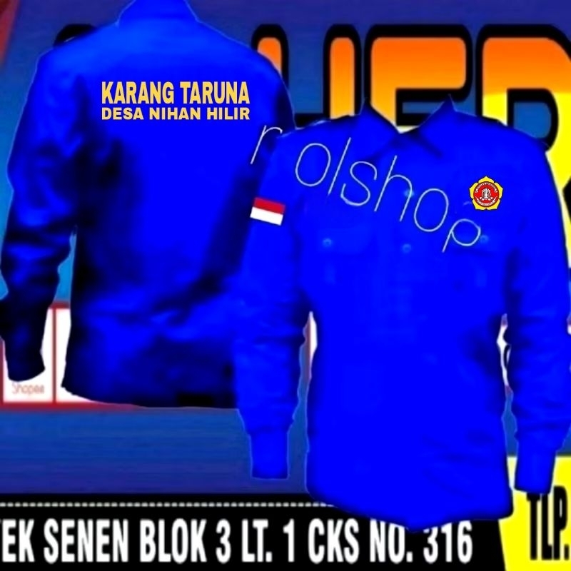 kemeja karang taruna kemeja Katar baju karang taruna baju Katar seragam karang taruna Pdh karang tar