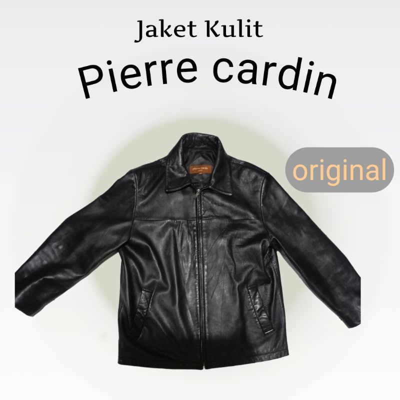 Jaket Kulit pierre cardin