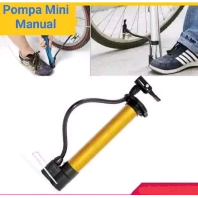 Pompa portabel mini serbaguna bisa untuk ban sepeda motor balon dan lain lain kuat murah harga satua