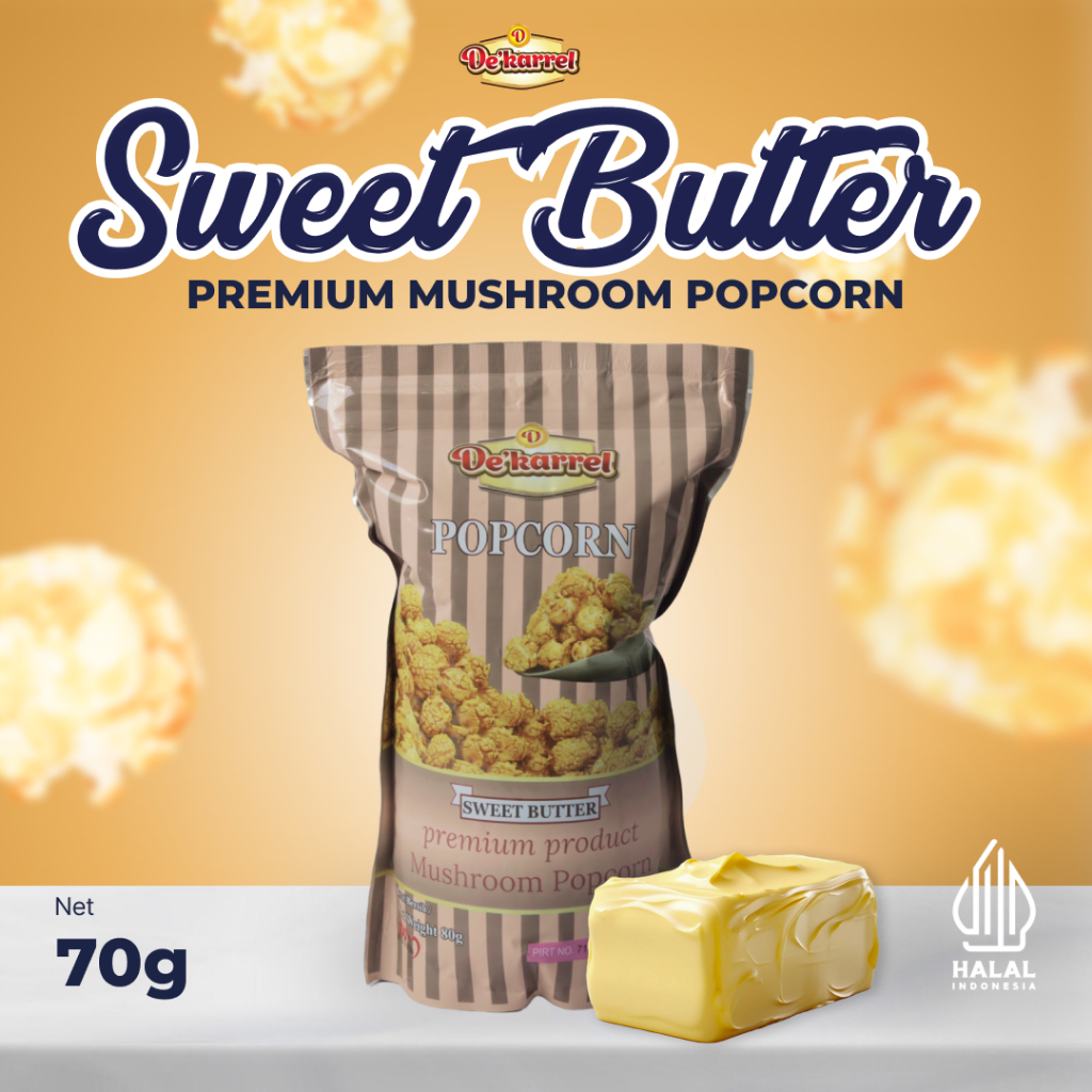 

Dekarrel Popcorn Sweet Butter Aluminium Bag