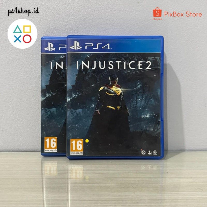 BD Kaset PS4 Injustice 2 Second Bekas Original | Game Fighting DC Realistis Terseru PVP PlayStation