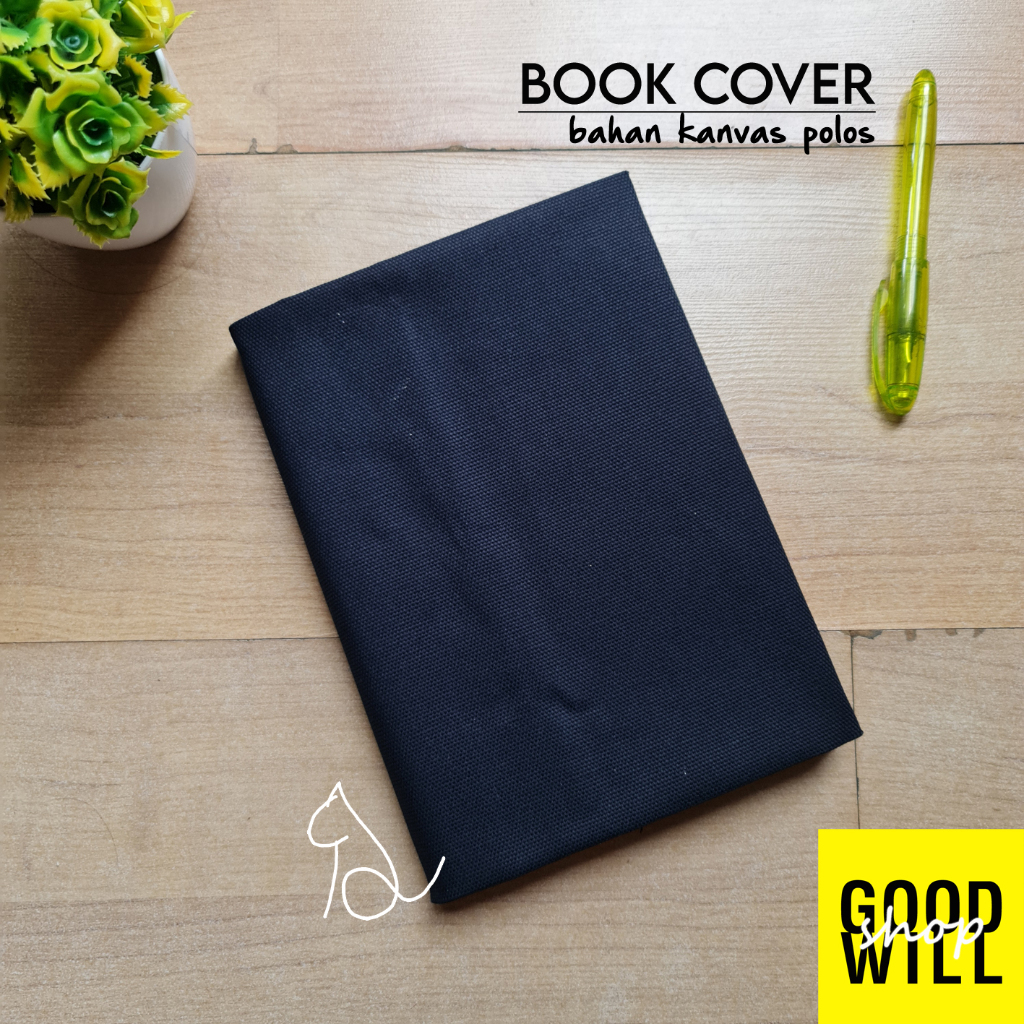 

Book Cover Sampul Buku Bacaan Novel Bahan Kain Kanvas Polos
