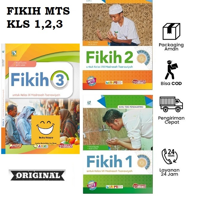 Buku Fikih SMP/MTS / Fikih Kelas 7 8 SMP/MTS / Kurikulum Merdeka