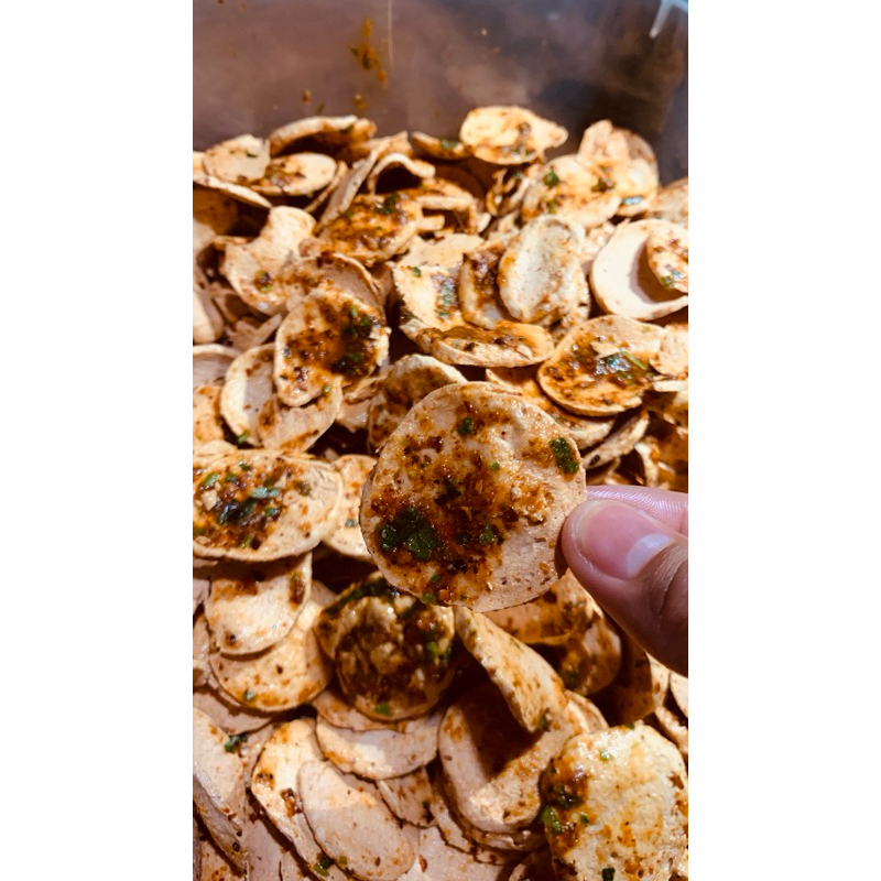 

Basreng chili oil pedas full bumbu 100gr by jessy