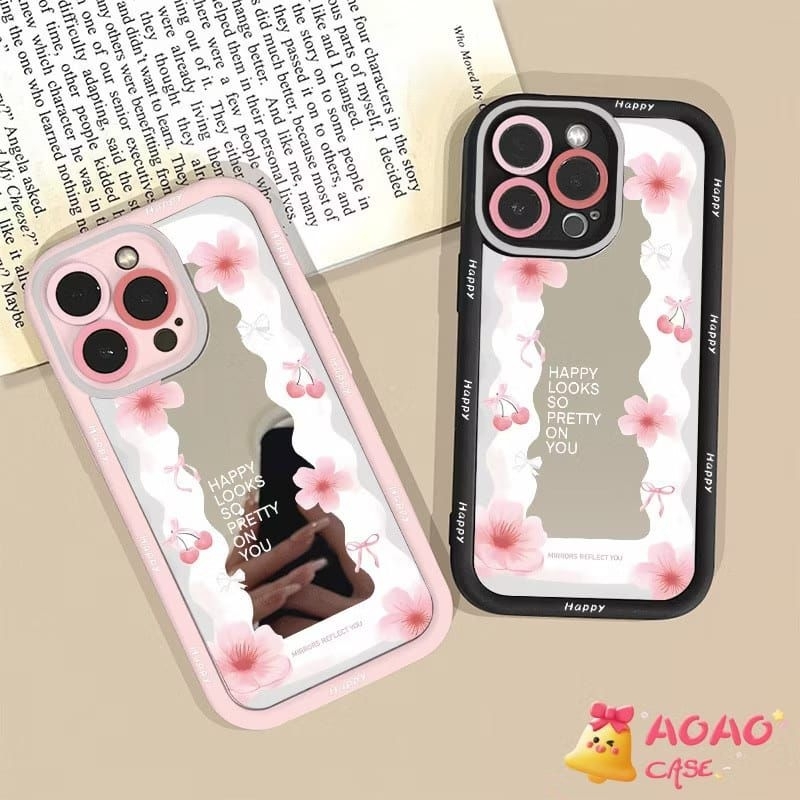 Casing HP Case Mirror Kaca Cermin Softcase Hardcase Untuk Tipe HP Samsung