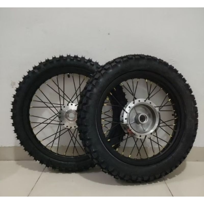 paketan velg ban set Supra fit lama Supra x lama depan 17 belakang 17