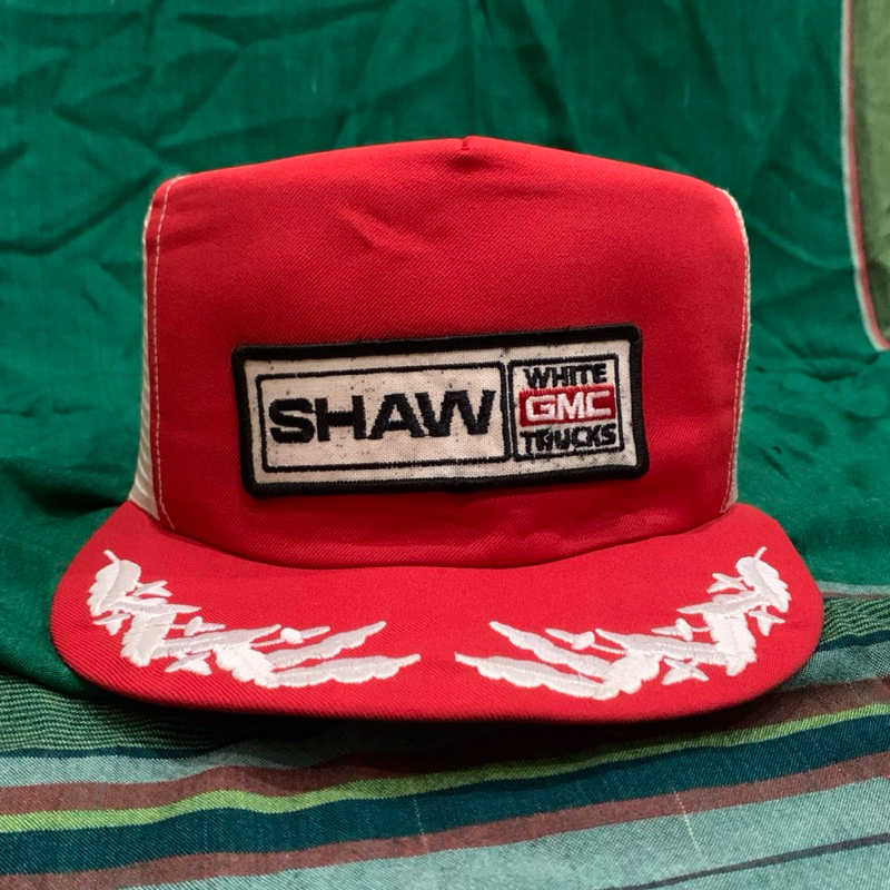 TOPI TRUCKER VTG SHAW GMC TRUK