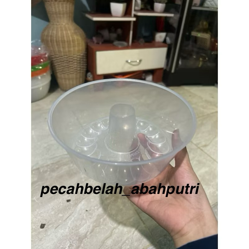 Tuangan/cetakan plastik agar transparan