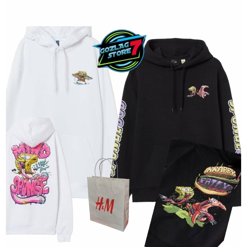 Hoodie HM Spongebob Creby Petty Hoodie Spongebob Mind Hoodie HM pria