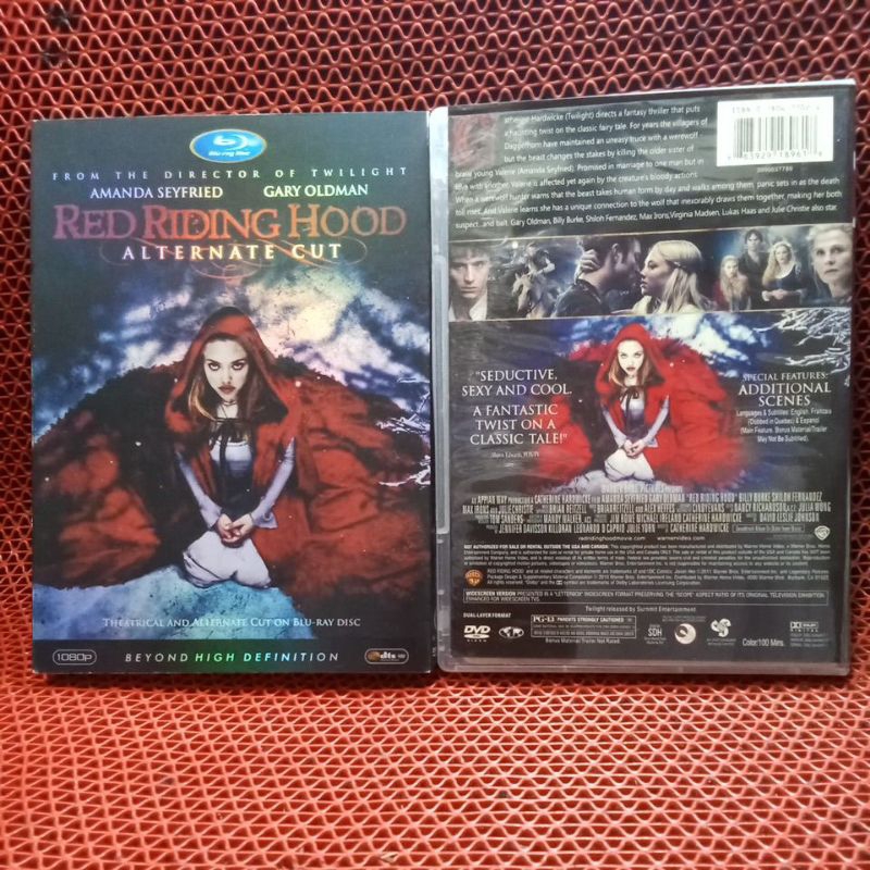BLU-RAY DISC ORIGINAL..RED RIDING HOOD Alternatif Cut