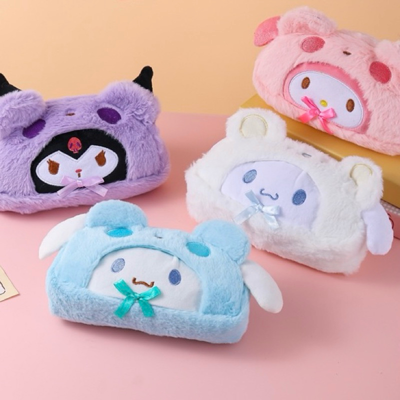 

AJS Kotak pensil karakter/ kotak pensil aesthetic korea/tempat pensil plush bulu lembut karakter/ kotak pensil besar/ kotak pensil premium/pencil case large capacity TP25