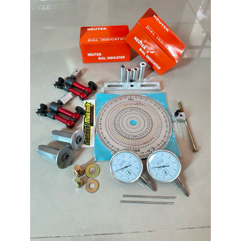 dayel indikator dial set noken as busur derajat semua motor stand dial universal flexible wheel degr